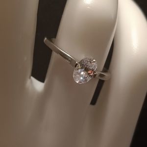 1/2 CTW Oval Marquis Diamond Engagement Ring